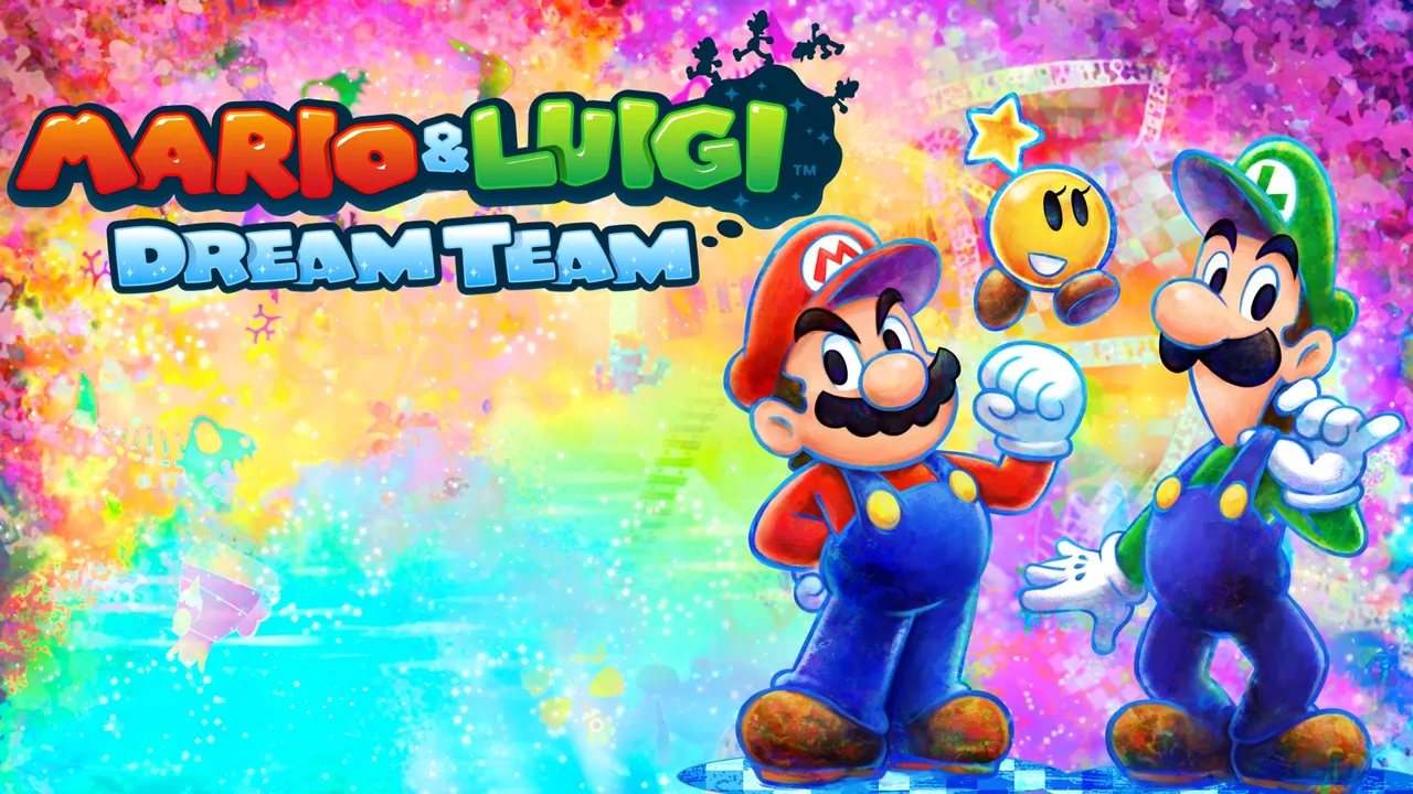 Backdrop artwork for Mario & Luigi: Dream Team
