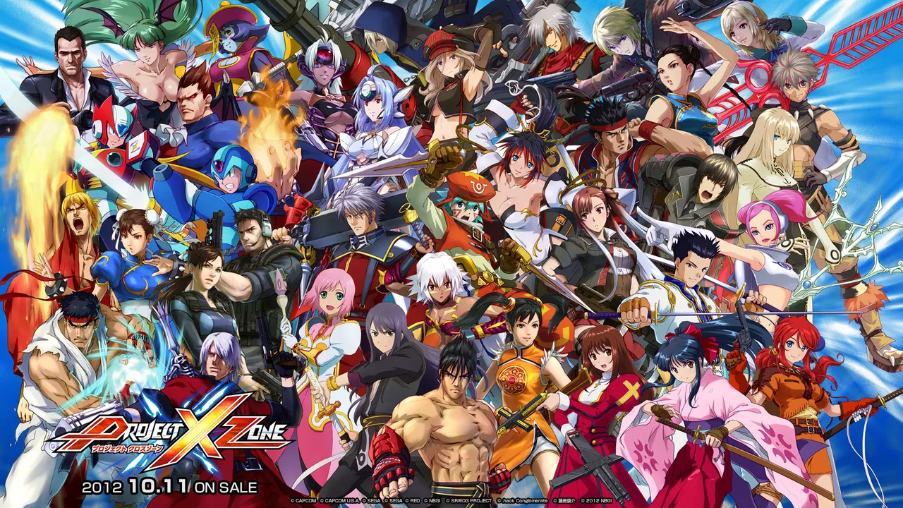 Backdrop artwork for Project X Zone