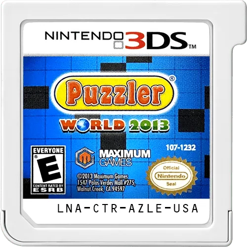 Puzzler World 2013 cart