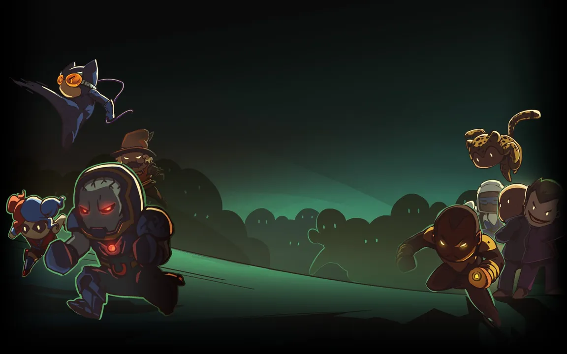 Backdrop artwork for Scribblenauts Unmasked: A DC Comics Adventure