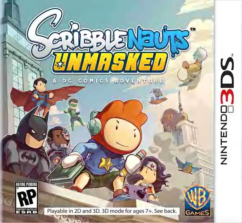 Scribblenauts Unmasked: A DC Comics Adventure box art