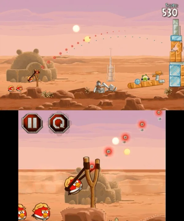 Backdrop artwork for Angry Birds: Star Wars