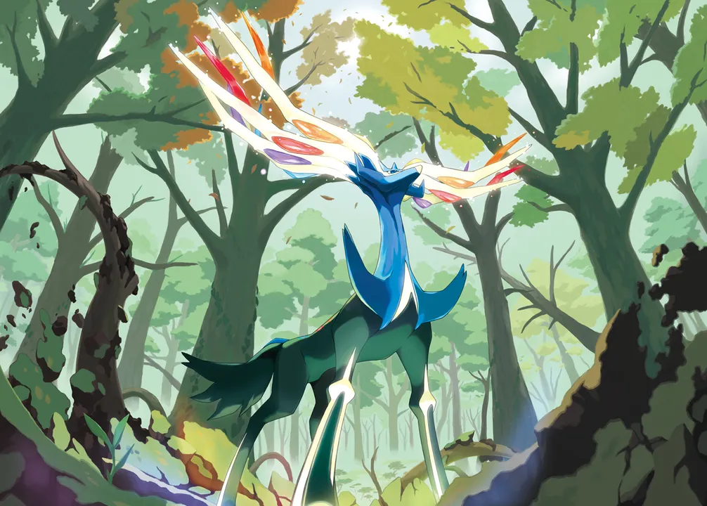 Backdrop artwork for Pokemon X