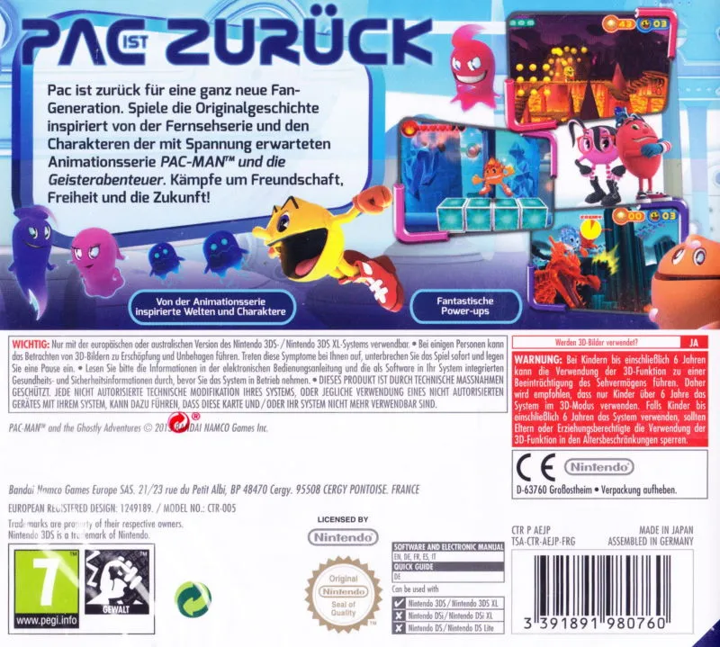 Pac-Man and the Ghostly Adventures box back