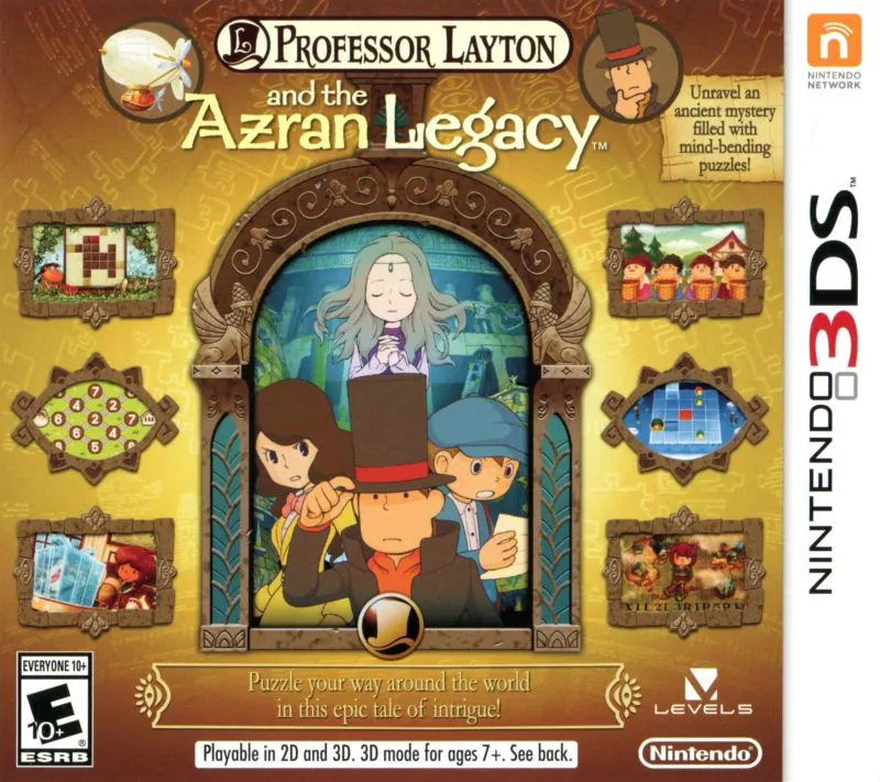 Professor Layton and the Azran Legacy box art