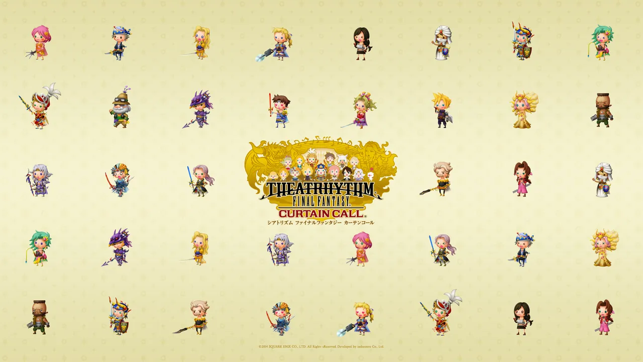 Backdrop artwork for Theatrhythm Final Fantasy: Curtain Call