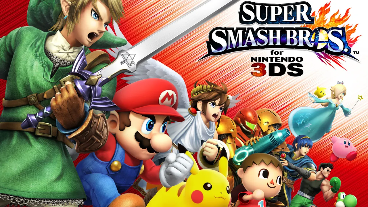 Backdrop artwork for Super Smash Bros. for Nintendo 3DS