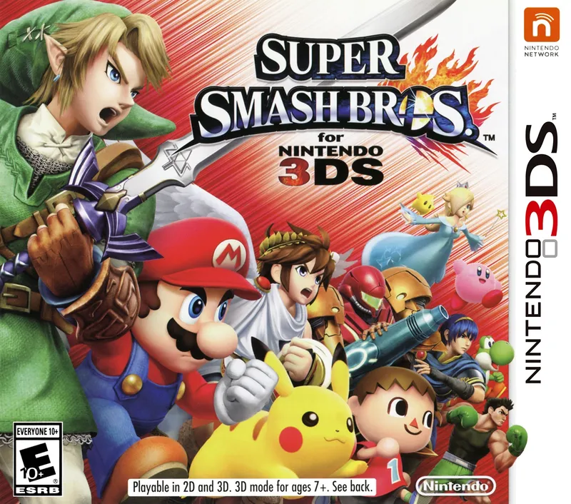 Super Smash Bros. for Nintendo 3DS box art