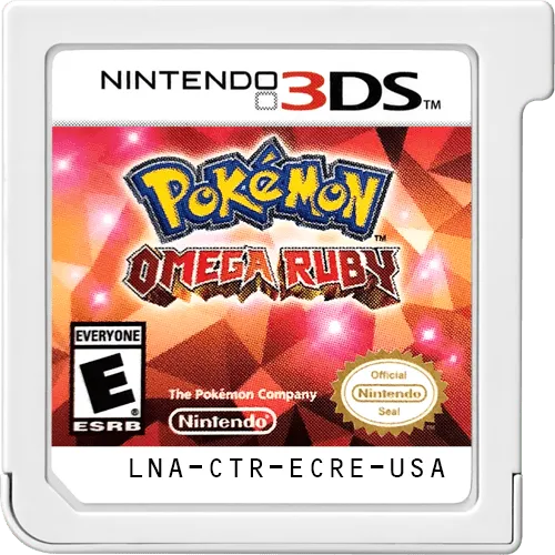 Pokemon Omega Ruby cart