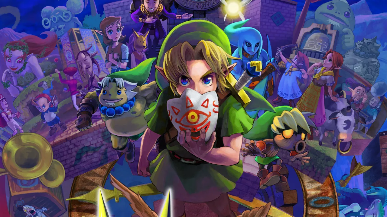 Backdrop artwork for The Legend of Zelda: Majora's Mask 3D