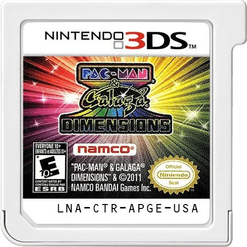 Pac-Man & Galaga Dimensions cart