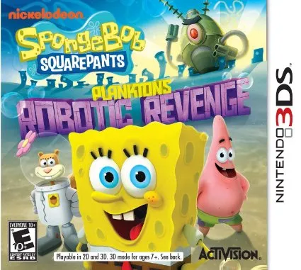 Spongebob SquarePants: Plankton's Robotic Revenge box art