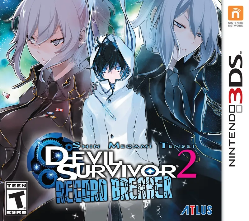 Shin Megami Tensei: Devil Survivor 2 Record Breaker cover art for Nintendo 3DS