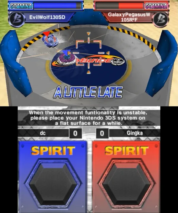 Backdrop artwork for Beyblade: Evolution