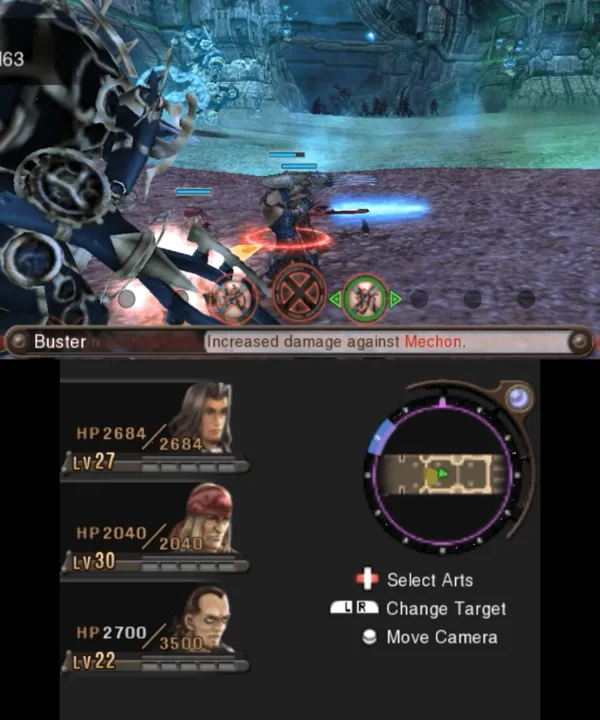 Xenoblade Chronicles 3D screenshot