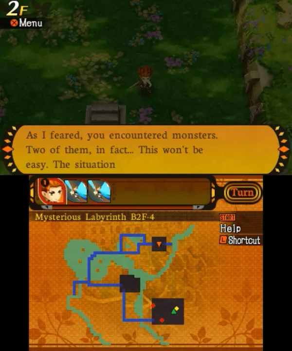 Etrian Mystery Dungeon screenshot