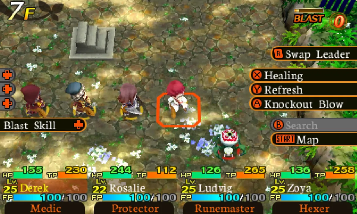 Etrian Mystery Dungeon screenshot