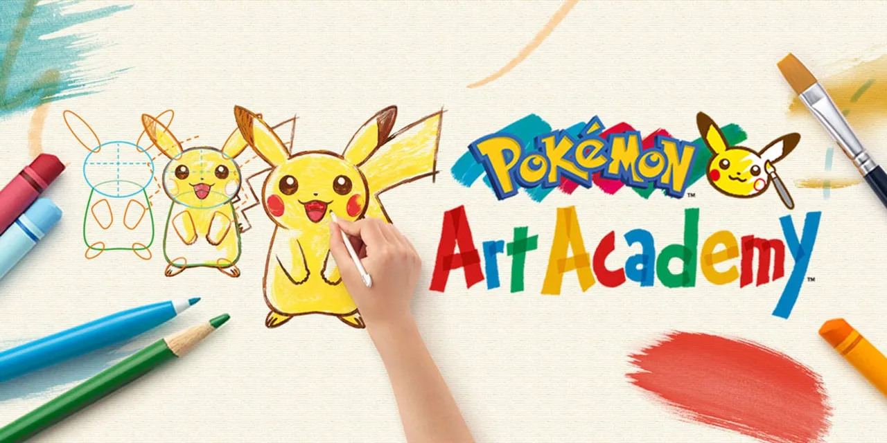 Backdrop artwork for Pokemon Art Academy