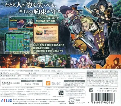 Etrian Odyssey 2 Untold: The Fafnir Knight box back
