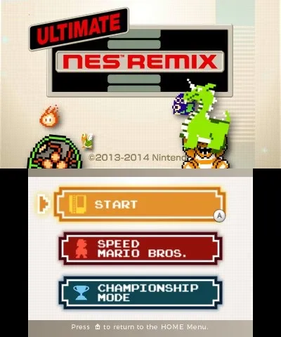 Backdrop artwork for Ultimate NES Remix