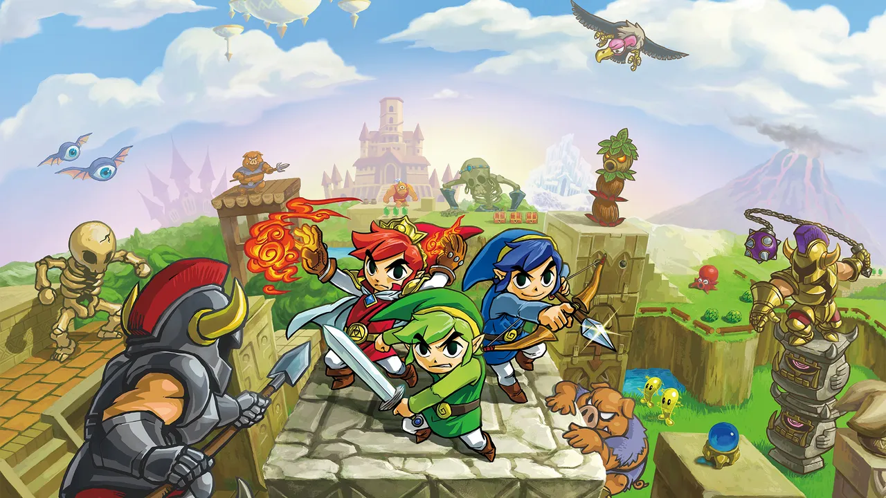 Backdrop artwork for The Legend of Zelda: Tri Force Heroes