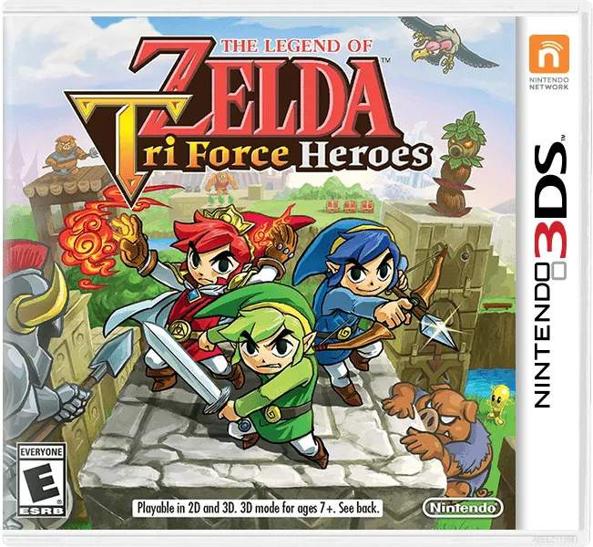 The Legend of Zelda: Tri Force Heroes box art