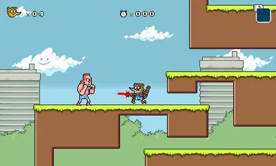 Backdrop artwork for Regular Show: Mordecai & Rigby in 8-Bit Land
