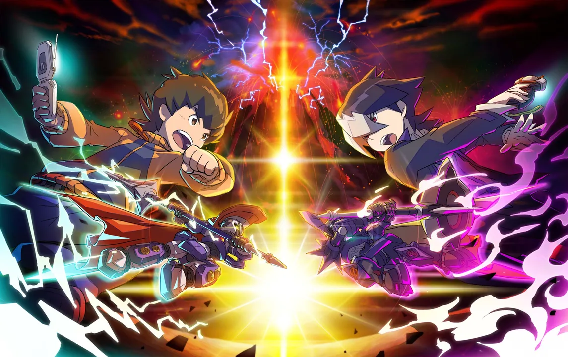 Backdrop artwork for LBX: Little Battlers eXperience