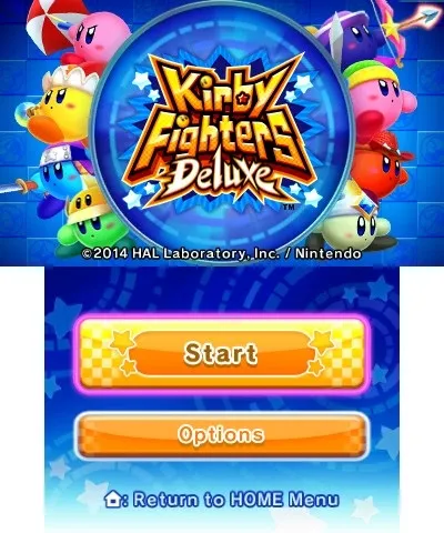 Backdrop artwork for Kirby Fighters Deluxe