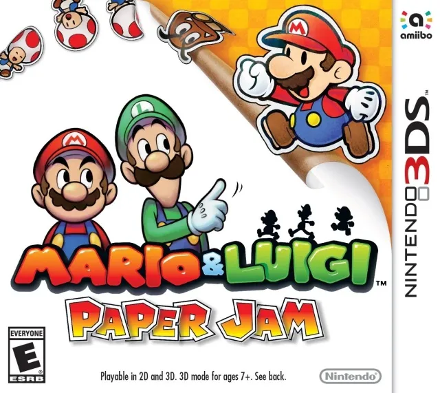 Mario & Luigi: Paper Jam box art
