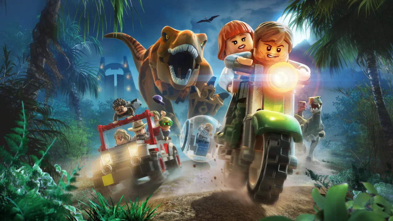 Backdrop artwork for LEGO Jurassic World