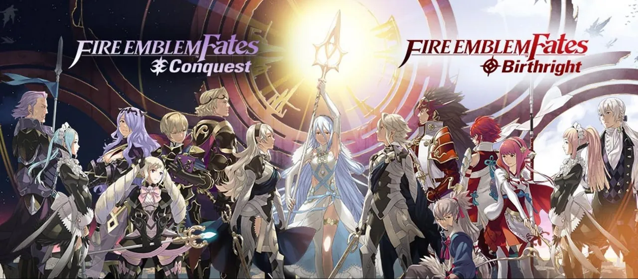 Backdrop artwork for Fire Emblem Fates: Conquest