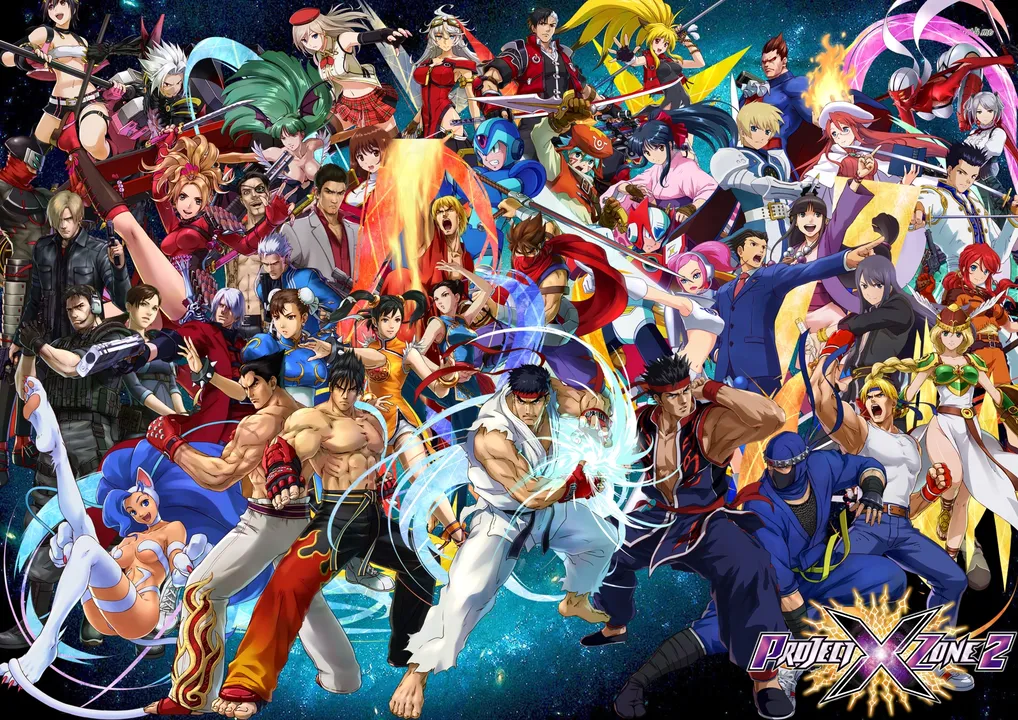 Backdrop artwork for Project X Zone 2