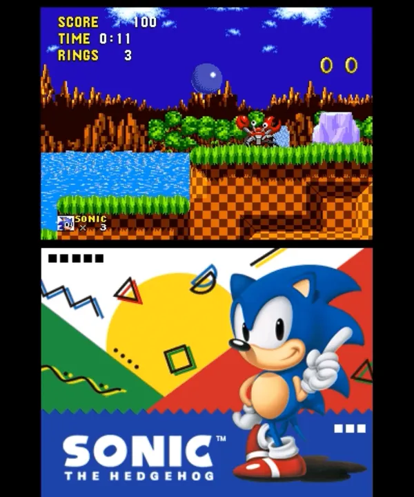 Backdrop artwork for Sega 3D Classics Collection