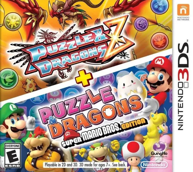 Puzzle & Dragons Z: Puzzle & Dragons Super Mario Bros. Edition box art