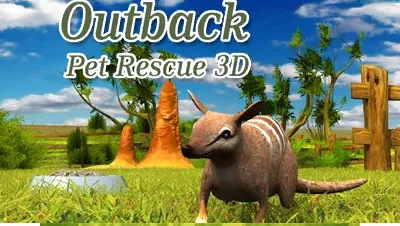 Outback Pet Rescue 3D title screen