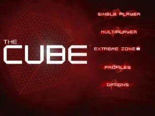 The Cube title screen