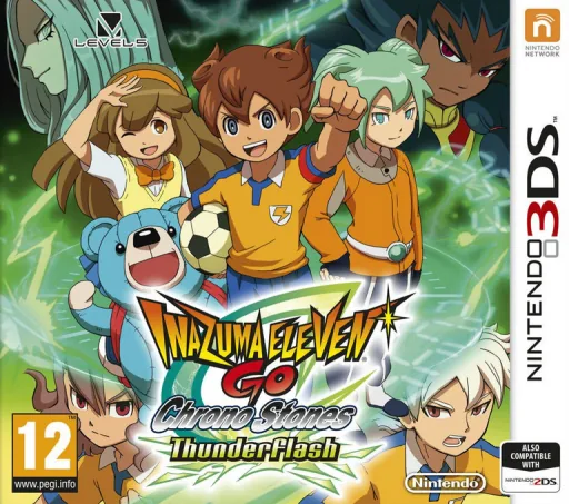 Backdrop artwork for Inazuma Eleven GO - Chrono Stones - Thunderflash