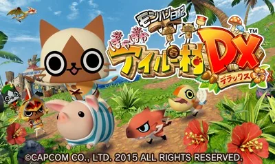 MonHun Nikki - Poka Poka Ailu Mura DX title screen