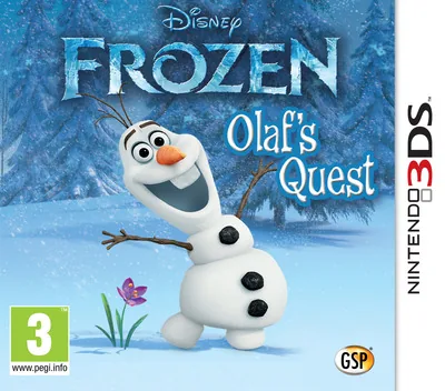 Disney Frozen: Olaf's Quest cover art for Nintendo 3DS