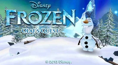 Disney Frozen: Olaf's Quest title screen
