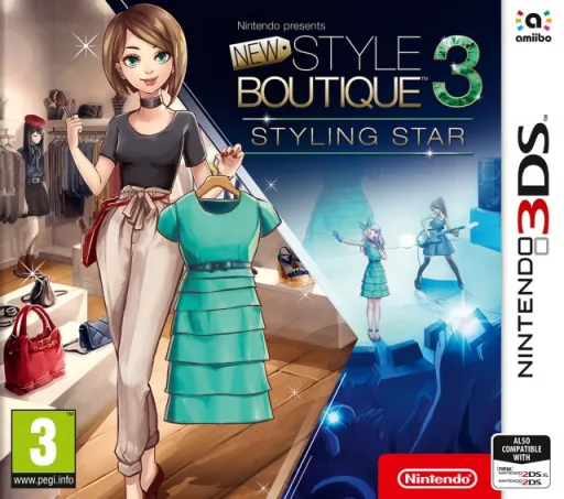 Nintendo presents - New Style Boutique 3 - Styling Star cover art for Nintendo 3DS