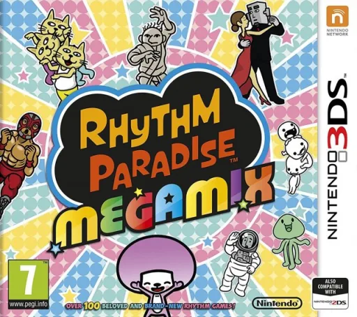 Backdrop artwork for Rhythm Paradise Megamix