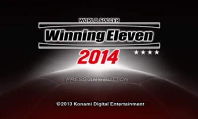 World Soccer Winning Eleven 2014 title screen