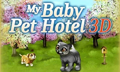 My Baby Pet Hotel 3D title screen