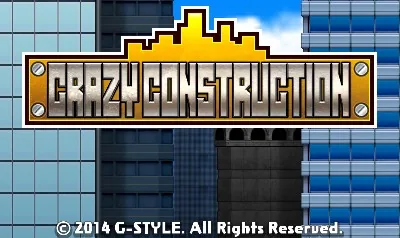 Crazy Construction title screen