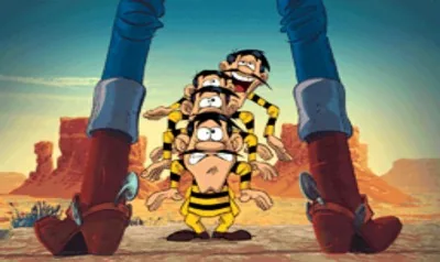 Lucky Luke & The Daltons title screen