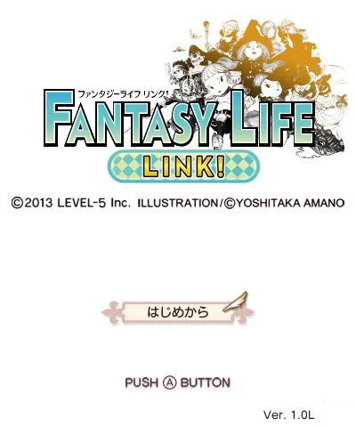 Fantasy Life Link! title screen