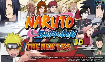 Naruto Shippuden 3D - The New Era title screen