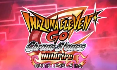 Inazuma Eleven GO - Chrono Stones - Wildfire title screen